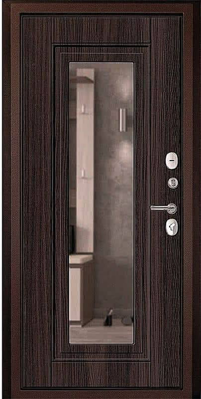 Дверь с терморазрывом с зеркалом AP-17 - внутри