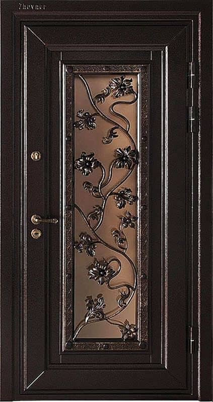 Входная парадная дверь с ковкой TH-14