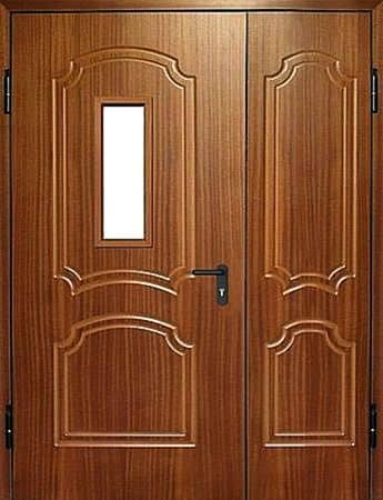 Противопожарная дверь со стеклом FT-60-8