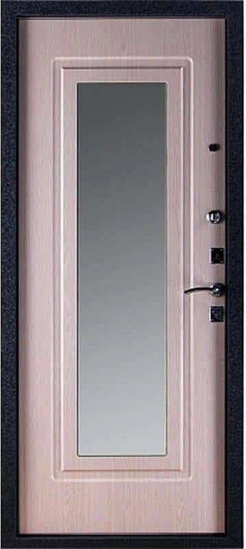 Дверь с терморазрывом с зеркалом AP-15 - внутри